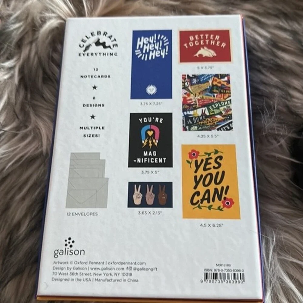 Galison Celebrate Everything Notecard Set